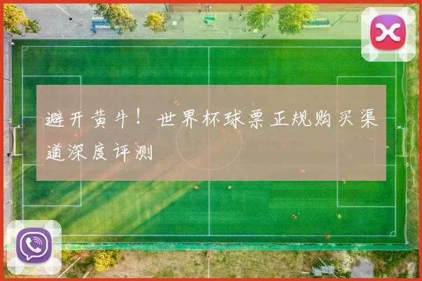 避开黄牛！世界杯球票正规购买渠道深度评测